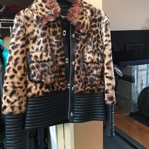 Beautiful rabbit fur jacket